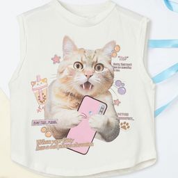 max Girls Printed Applique T-shirt-picture-16