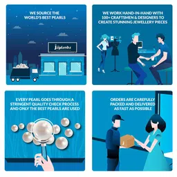 Sri Jagdamba Pearls Dealer Silver Plated CZ Stone Studded & Beaded Necklace and Earrings image 4