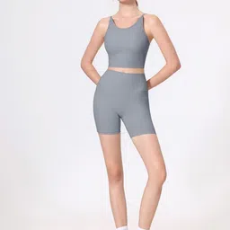 LULU & SKY Women Skinny Fit High-Rise Sports Shorts-picture-29