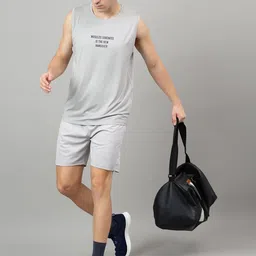 FCK GOLD Men Printed Round Neck Gym Vest image 4