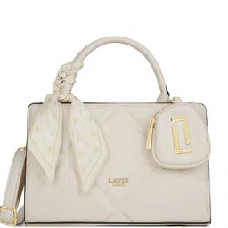 LAVIE LUXE Textured Bucket Satchel with Tasselled image 2