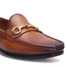 ROSSO BRUNELLO Men Oltan Slip-On Leather Formal Loafers image 5