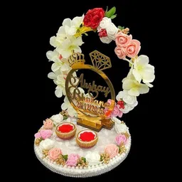 unique palette Wood Decorative Platter image 2