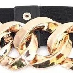 vibrate m fashion Women Casual, Party Black Artificial Leather Belt-picture-26
