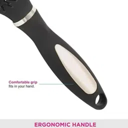 feelhigh Professional Round Rolling Curling Black Comb For Men And Women (Pack of 1) image 2