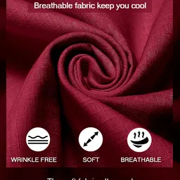 zartha Men Solid Cotton Blend Straight Kurta image 5