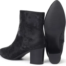 yoho Midnight Velvet Ankle Length Boots Boots For Women image 2