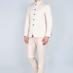 arrow Men Self Design Self Design Suit image 3