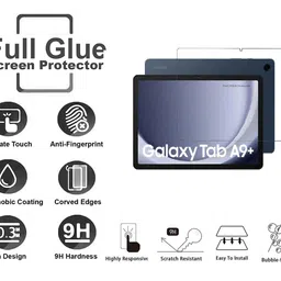 TechWings Tempered Glass Guard for Samsung Galaxy Tab A9+ 11.0 inch image 2