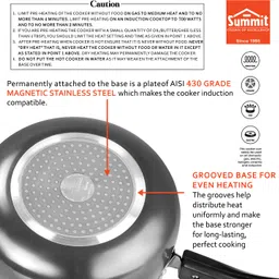 summit C-Tura 5.5 L Induction Bottom Pressure Cooker image 2