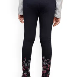 IndiWeaves Girls Pack of 5 Bottom Printed Super Warm Wool Ankle-Length Leggings image 5