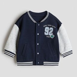 H&M Sweatshirt Baseball Jacket-picture-4
