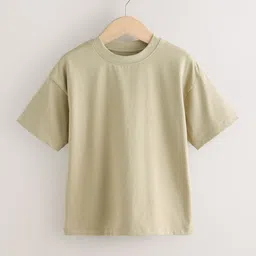 NEXT Boys Pure Cotton Drop-Shoulder Sleeves T-shirt-picture-27