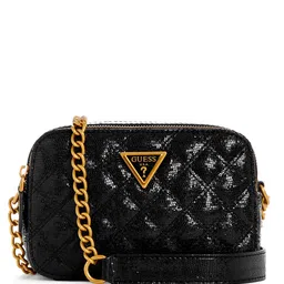 GUESS Animal Textured Quilted Structured Sling Bag image 1
