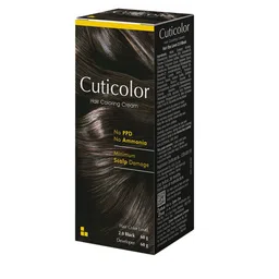 Cuticolor Hair Coloring Cream- 60 g- Black-picture-25