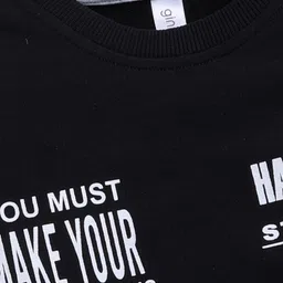 Ginie Boys Typography Printed Round Neck Cotton Sweatshirt image 3