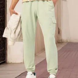 Kook N Keech Utility Unraveled Men Relaxed Cargo Joggers image 1