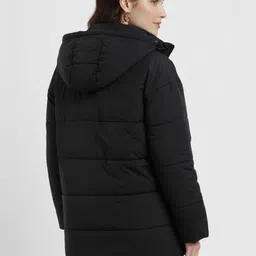 Mast & Harbour Hooded Longline Padded Jacket image 4