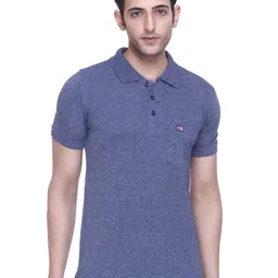 SANDPIPER Men Solid Polo Collar Cotton T-shirt-picture-30