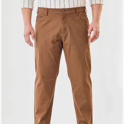 Snitch Men Plus Size Regular Fit Mid-Rise Trousers image 2