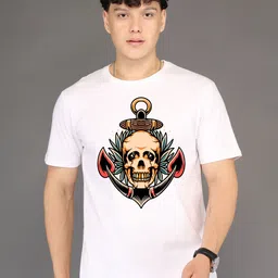 BRAWNY BATTLER Graphic Printed Round Neck Pure Cotton T-shirt-picture-35