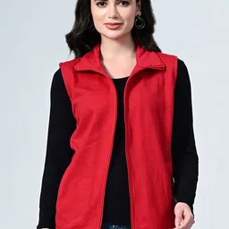 BAESD Women Fleece Lightweight Open Front Jacket image 2