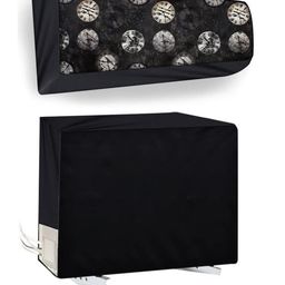 The Furnishing Tree Black Plastic Air Conditioner Cover-picture-8
