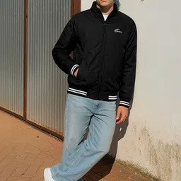 FTX Men Windcheater Open Front Jacket with Patchwork-picture-47