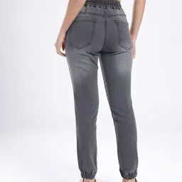 glitchez Women Light Fade Stretchable Jogger Jeans image 4