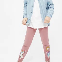 LULU & SKY Printed Pure Cotton Ankle Length Leggings-picture-52