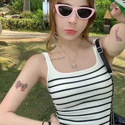 KPOP Striped Top-picture-18