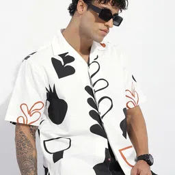 DILLINGER Men Relaxed Boxy Printed Casual Shirt-image-40