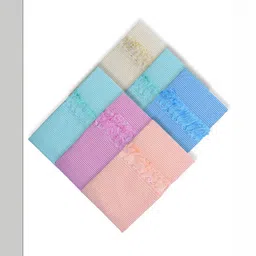 Ethazh Blue & Pink 3 Printed Cotton 300 GSM Bath Towel image 3