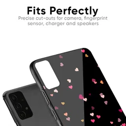 QRIOH Nothing Phone 3a Pro Heart Rain Fall Glass Back Case Mobile Accessories image 5