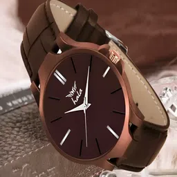 Hala Men Aluminium Dial & Leather Straps Analogue Watch with Bracelet-picture-32