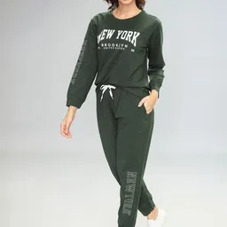 LOTIK Women Cotton Lycra Solid Nightsuit & Tracksuit Set-picture-19