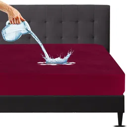 mattress protector Fitted Queen Size Waterproof, Stretchable, Breathable Mattress Cover-picture-44