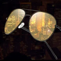 EYMEN I Unisex Aviator Polarised & UV Protected Sunglasses eym_IPolarized Yellow@Aviator image 4