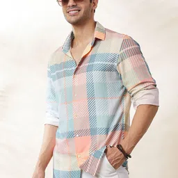 SEVENDC Men Premium Opaque Printed Casual Shirt image 3