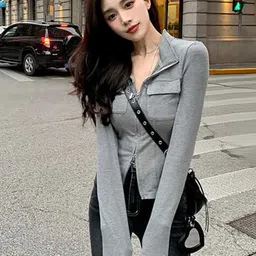 StyleCast x Revolte Women Solid High Neck Top-picture-15
