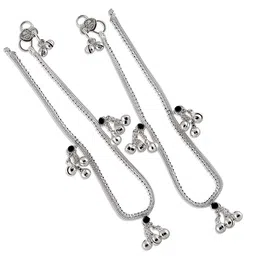 Heer Collection Silver-Plated Anklet image 4