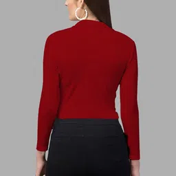 Maheshvi Women Shirt Collar Crop Top image 4