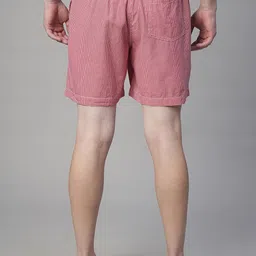 PRONK Checked Cotton Woven Boxer TM-BXR-018-RED-S image 4