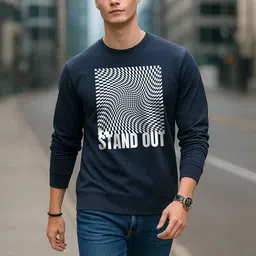 Moda Rapido Men Graphic Printed Regular Fit Sweatshirts image 3