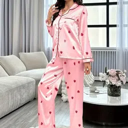 NIJANAND TEXTILE Graphic Printed Night suit-picture-20