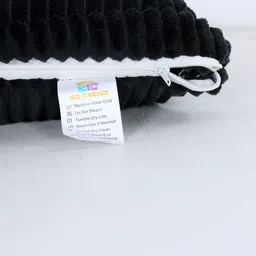 RD TREND Black Set of 5 Striped Square Cushion Covers image 3