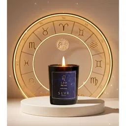 Seva Home Black & Blue Highly Scented Round Jar Candle-image-13