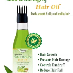 KEYOZA Ayurvedam Amla & Bhingraj Hair Oil For Hair Growth - 100 ml-picture-24