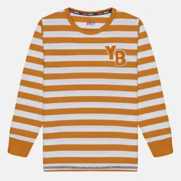 YOUNG BIRDS Boys Striped V-Neck Pockets T-shirt-image-66