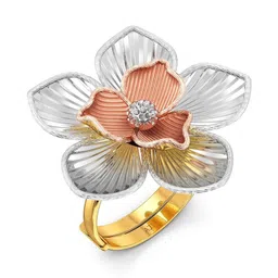 Joyalukkas 22Kt Gold Floral Finger Ring - 5.395 g-image-9